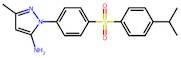 3-Methyl-1-{4-[4-(propan-2-yl)benzenesulfonyl]phenyl}-1H-pyrazol-5-amine