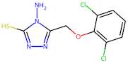 4-Amino-5-(2,6-dichlorophenoxymethyl)-4h-1,2,4-triazole-3-thiol