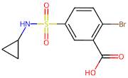 2-Bromo-5-(cyclopropylsulfamoyl)benzoic acid