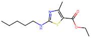 Ethyl 4-methyl-2-(pentylamino)-1,3-thiazole-5-carboxylate