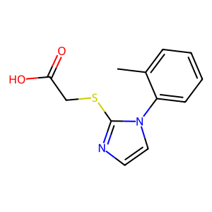 2-((1-(O-tolyl)-1H-imidazol-2-yl)thio)acetic acid