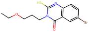 6-Bromo-3-(3-ethoxypropyl)-2-sulfanyl-3,4-dihydroquinazolin-4-one