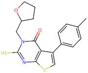 5-(4-Methylphenyl)-3-(oxolan-2-ylmethyl)-2-sulfanyl-3h,4h-thieno[2,3-d]pyrimidin-4-one