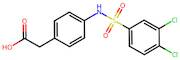 2-[4-(3,4-dichlorobenzenesulfonamido)phenyl]acetic acid