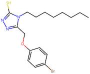 5-(4-Bromophenoxymethyl)-4-octyl-4H-1,2,4-triazole-3-thiol