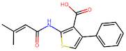 2-(3-Methylbut-2-enamido)-4-phenylthiophene-3-carboxylic acid