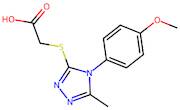 2-{[4-(4-methoxyphenyl)-5-methyl-4h-1,2,4-triazol-3-yl]sulfanyl}acetic acid