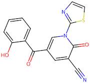 5-(2-Hydroxybenzoyl)-2-oxo-1-(1,3-thiazol-2-yl)-1,2-dihydropyridine-3-carbonitrile