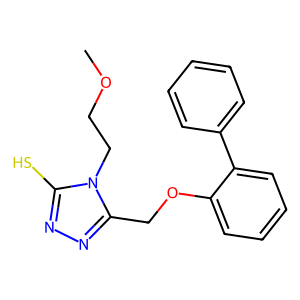 4-(2-Methoxyethyl)-5-(2-phenylphenoxymethyl)-4H-1,2,4-triazole-3-thiol