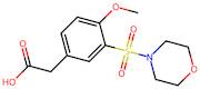 2-[4-methoxy-3-(morpholine-4-sulfonyl)phenyl]acetic acid