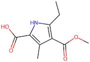 5-Ethyl-4-(methoxycarbonyl)-3-methyl-1H-pyrrole-2-carboxylic acid