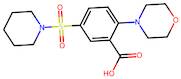 2-(Morpholin-4-yl)-5-(piperidine-1-sulfonyl)benzoic acid