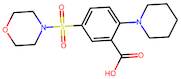 5-(Morpholine-4-sulfonyl)-2-(piperidin-1-yl)benzoic acid