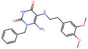 6-Amino-1-benzyl-5-{[2-(3,4-dimethoxyphenyl)ethyl]amino}-1,2,3,4-tetrahydropyrimidine-2,4-dione