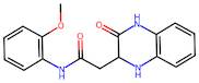 1,2,3,4-Tetrahydro-N-(2-methoxyphenyl)-3-oxo-2-quinoxalineacetamide