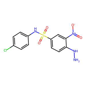 N-(4-Chlorophenyl)-4-hydrazinyl-3-nitrobenzene-1-sulfonamide