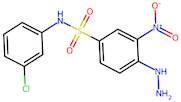 N-(3-Chlorophenyl)-4-hydrazinyl-3-nitrobenzene-1-sulfonamide