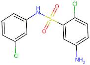 5-Amino-2-chloro-N-(3-chlorophenyl)benzene-1-sulfonamide