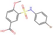 3-[(4-bromophenyl)sulfamoyl]-4-methoxybenzoic acid