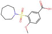 3-[(Hexahydro-1H-azepin-1-yl)sulfonyl]-4-methoxybenzoic acid