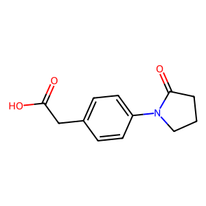 2-[4-(2-oxopyrrolidin-1-yl)phenyl]acetic acid