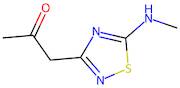 1-[5-(Methylamino)-1,2,4-thiadiazol-3-yl]-2-propanone