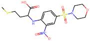 4-(Methylsulfanyl)-2-{[4-(morpholine-4-sulfonyl)-2-nitrophenyl]amino}butanoic acid