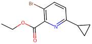 Ethyl 3-bromo-6-cyclopropylpicolinate