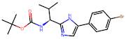 (S)-tert-Butyl (1-(5-(4-bromophenyl)-1H-imidazol-2-yl)-2-methylpropyl)carbamate