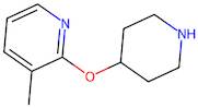 3-Methyl-2-(piperidin-4-yloxy)pyridine