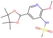 N-[2-Methoxy-5-(4,4,5,5-tetramethyl-1,3,2-dioxaborolan-2-yl)pyridin-3-yl]methanesulfonamide