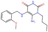 6-Amino-1-butyl-5-{[(2-methoxyphenyl)methyl]amino}-1,2,3,4-tetrahydropyrimidine-2,4-dione