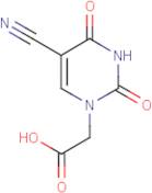 (5-Cyano-3,4-dihydro-2,4-dioxopyrimidin-1(2H)-yl)acetic acid