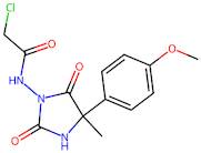 2-Chloro-n-[4-(4-methoxyphenyl)-4-methyl-2,5-dioxoimidazolidin-1-yl]acetamide