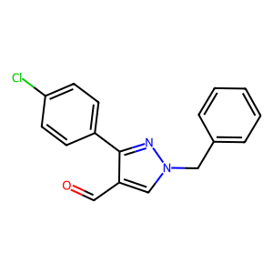 1-Benzyl-3-(4-chlorophenyl)-1h-pyrazole-4-carbaldehyde