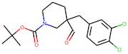 3-(3,4-Dichlorobenzyl)-3-formylpiperidine, N-BOC protected