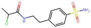 2-Chloro-n-[2-(4-sulfamoylphenyl)ethyl]propanamide