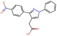 2-[3-(4-nitrophenyl)-1-phenyl-1h-pyrazol-4-yl]acetic acid