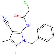 n-(1-Benzyl-3-cyano-4,5-dimethyl-1h-pyrrol-2-yl)-2-chloroacetamide