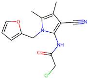 2-Chloro-N-[3-cyano-1-(furan-2-ylmethyl)-4,5-dimethyl-1h-pyrrol-2-yl]acetamide