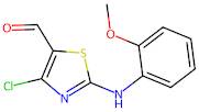 4-Chloro-2-((2-methoxyphenyl)amino)thiazole-5-carbaldehyde