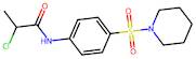 2-Chloro-n-[4-(piperidine-1-sulfonyl)phenyl]propanamide