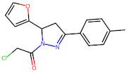 2-Chloro-1-[5-(furan-2-yl)-3-(4-methylphenyl)-4,5-dihydro-1h-pyrazol-1-yl]ethan-1-one