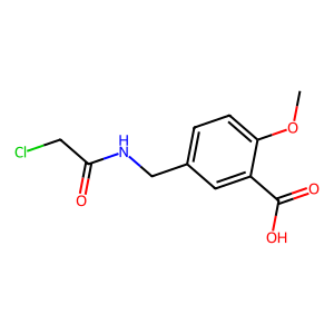 5-[(2-chloroacetamido)methyl]-2-methoxybenzoic acid