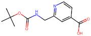 2-({[(tert-Butoxy)carbonyl]amino}methyl)pyridine-4-carboxylic acid