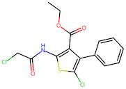 Ethyl 5-chloro-2-(2-chloroacetamido)-4-phenylthiophene-3-carboxylate