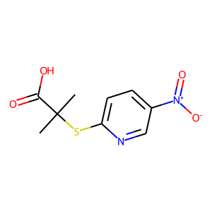 2-Methyl-2-[(5-nitropyridin-2-yl)thio]propanoic acid