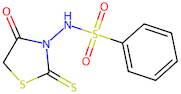 N-(4-Oxo-2-thioxothiazolidin-3-yl)benzenesulfonamide