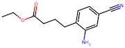 Ethyl 4-(2-amino-4-cyanophenyl)butanoate