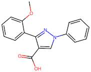 3-(2-Methoxyphenyl)-1-phenyl-1H-pyrazole-4-carboxylic acid